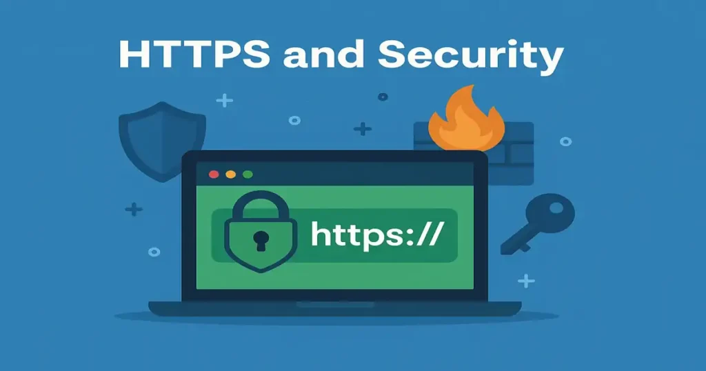 HTTPS lock and secure connection audit as a key step in advanced technical SEO audit practices.
